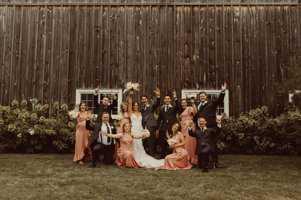 Wedding party portraits